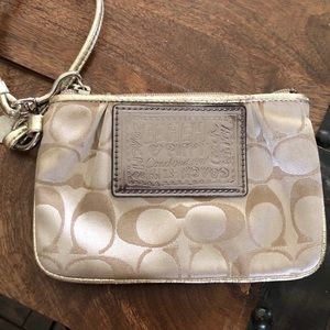 Authentic coach wristlet
